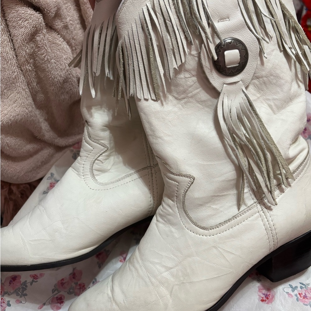 Vintage Acme fringe cowboy western boots - Picture 7 of 7